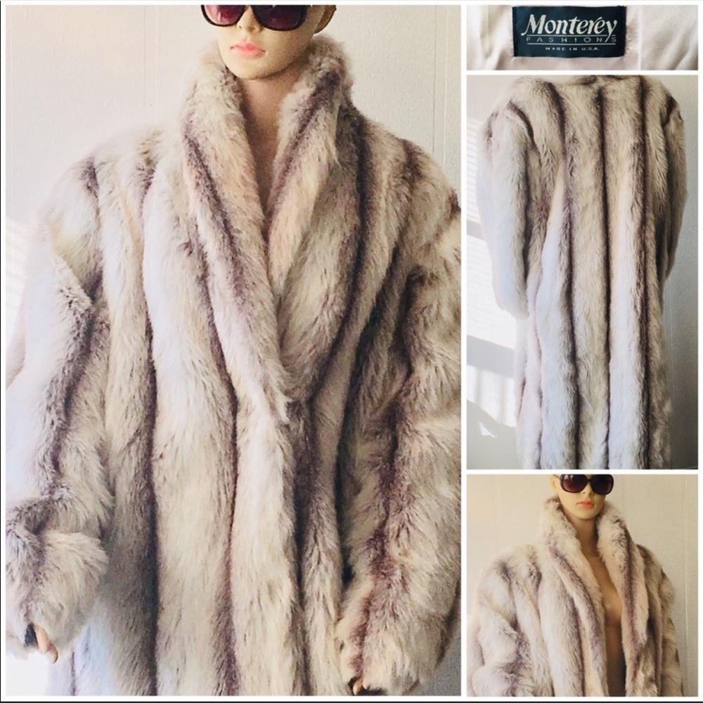 Vegan Fur A line coat